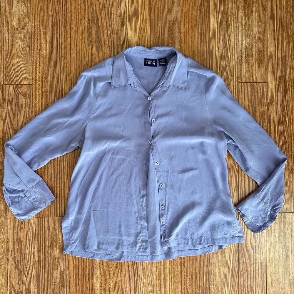 Vintage Silk Button Up